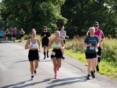Runners taking part in the Somerset Half Marathon and 10K