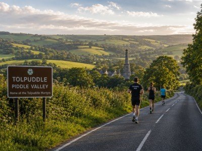 Tolpuddle Half Marathon and 14K running event in Dorset